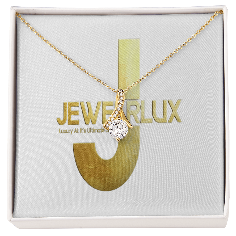 Alluring Beauty Necklace (Yellow & White Gold Variants)