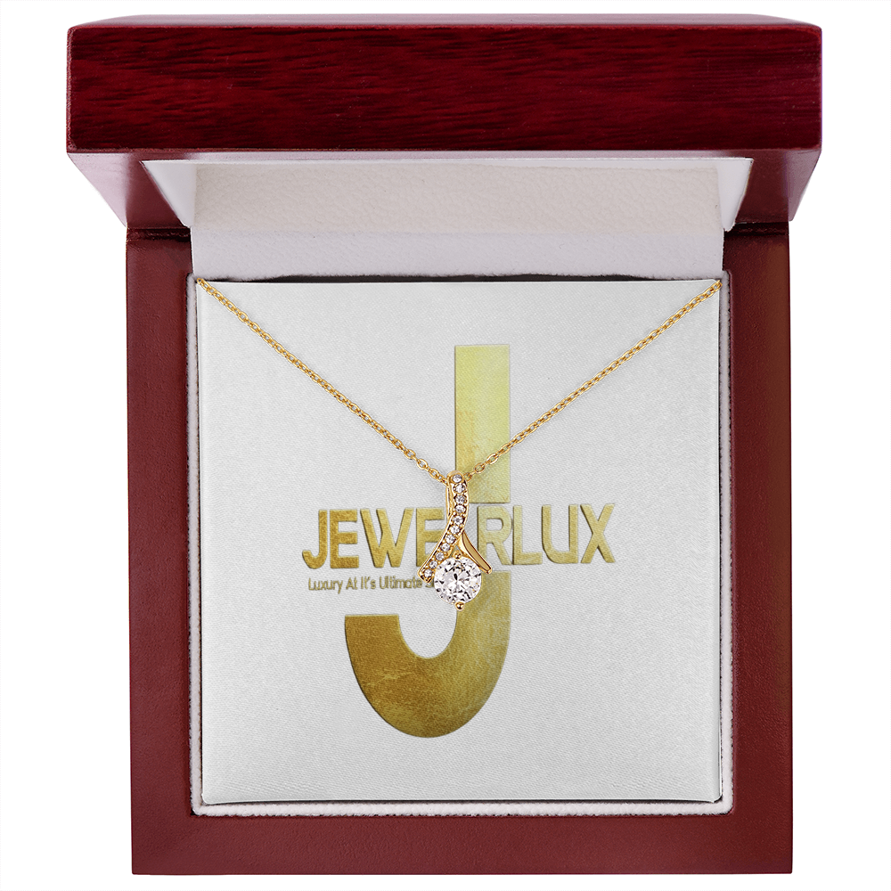 Alluring Beauty Necklace (Yellow & White Gold Variants)